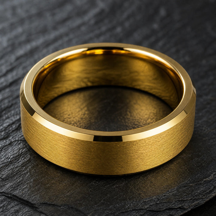 The Canon 18K Gold Tungsten ring - inner view