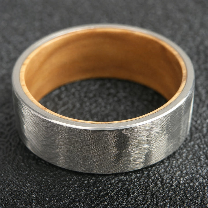 The Codex Meteorite and Wood ring - inner view