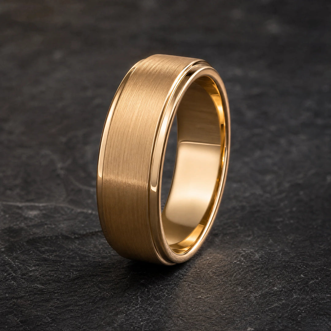 The Criterion 18K Gold Tungsten ring - hero view