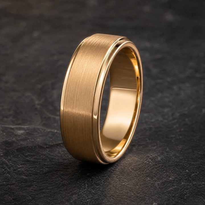 The Criterion 18K Gold Tungsten ring - hero view