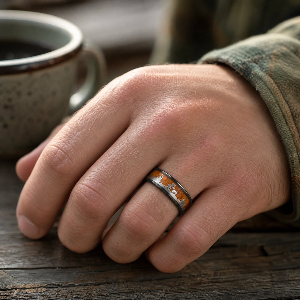 The Dominion deer forest ring - on-hand view