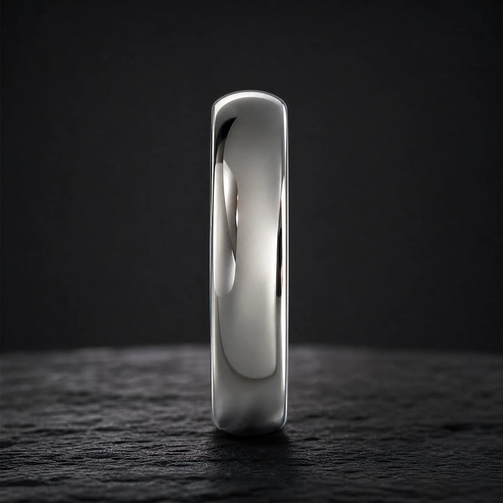 The Keystone Tungsten ring - side view