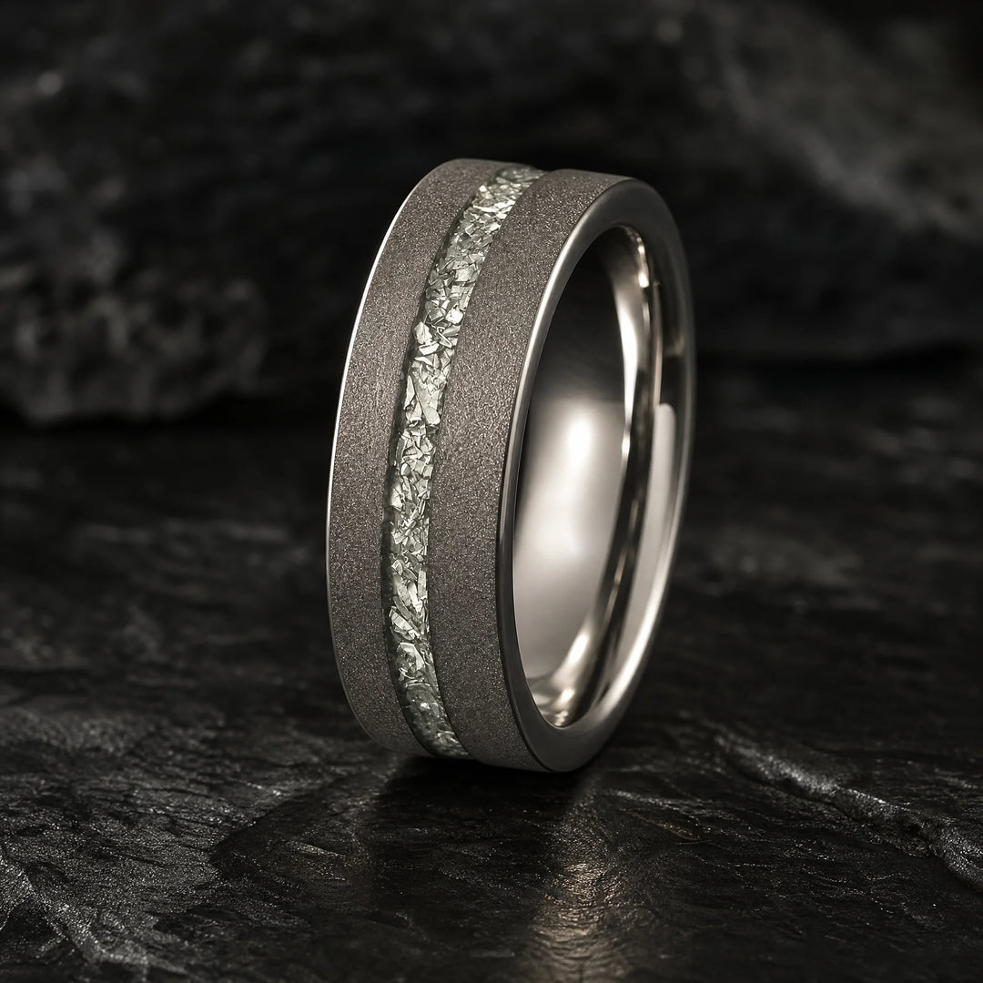 The Remnant meteorite and titanium ring - hero view