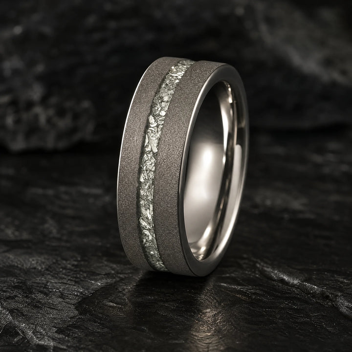 The Remnant meteorite and titanium ring - hero view